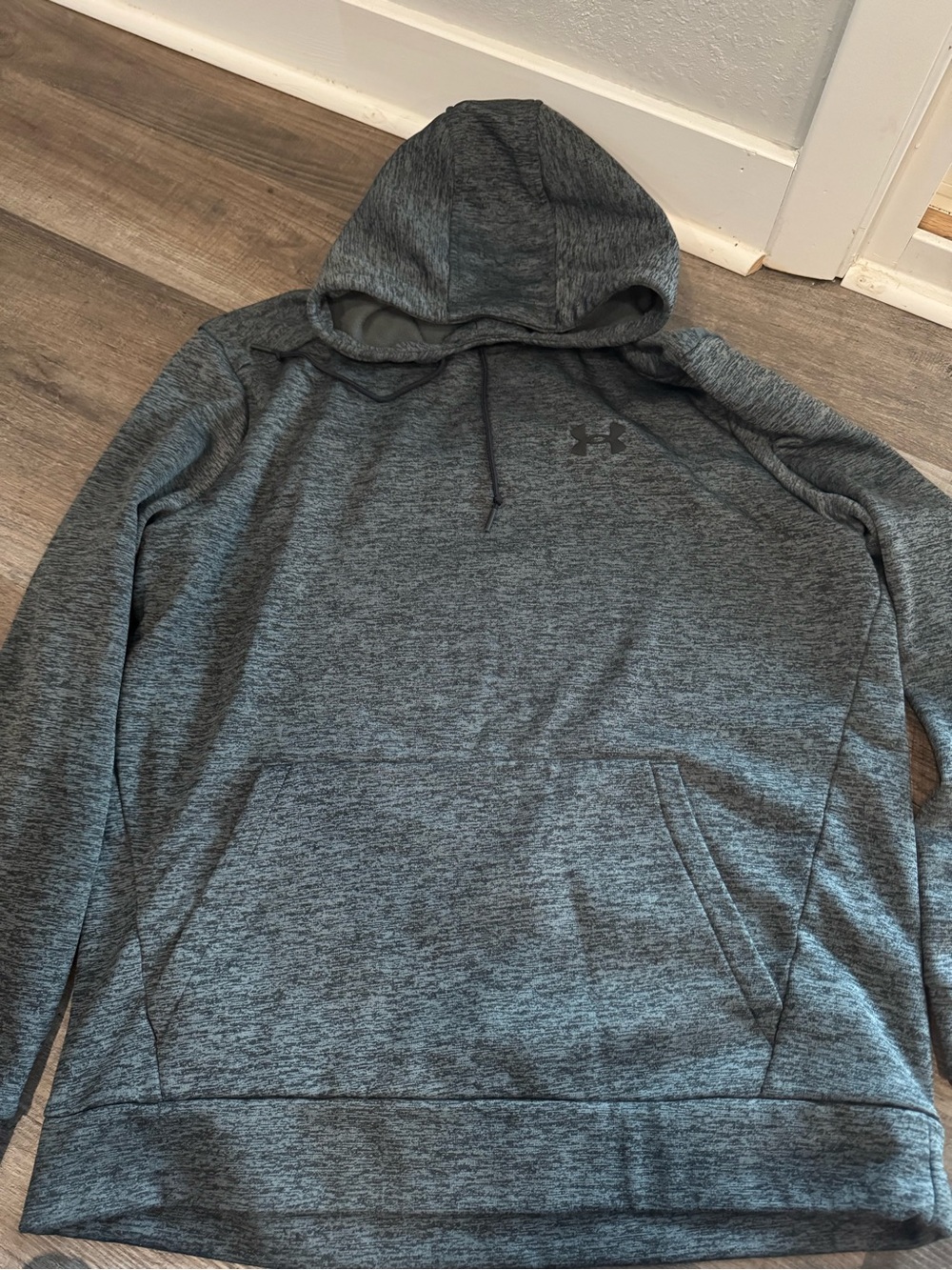 Under Armour Heathered Dark Gray Pullover Hoodie